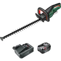Bosch UNIVERSALHEDGECUT 18V-55 P4A 18v Cordless Hedge Trimmer 550mm 1 x 4ah Li-ion Battery Charger
