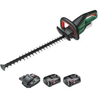 Bosch UNIVERSALHEDGECUT 18V-55 P4A 18v Cordless Hedge Trimmer 550mm 2 x 2.5ah Li-ion Battery Charger