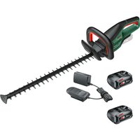 Bosch UNIVERSALHEDGECUT 18V-55 P4A 18v Cordless Hedge Trimmer 550mm 2 x 2ah Li-ion Battery Charger