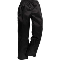 Portwest C070 Drawstring Chef Trousers Black 2XL 31"