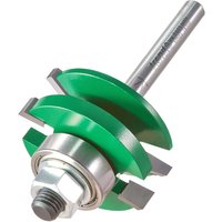 Trend CRAFTPRO Bearing Guided Combination Raised Bevel Router Cutter 41mm 17mm 1/4" Trend CRAFTPRO Bearing Guided Combination Raised Bevel Router Cutter 41mm 17mm 1/4"