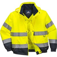 Oxford Weave 300D Class 3 Hi Vis 2-in-1 Jacket Yellow M