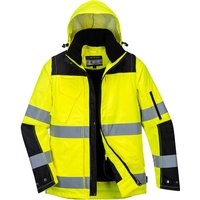 Portwest Hi Vis 3-in-1 Contrast Winter Pro Jacket S YellowBlk POW32532