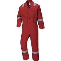 Portwest C814 Iona Cotton Coverall Red L