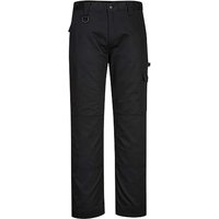 Portwest WX2 Work Trousers Black 46" 31"