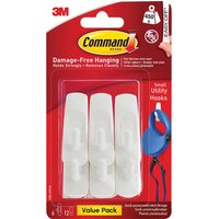 Adhesive Strip Utility Hooks S Pack 6