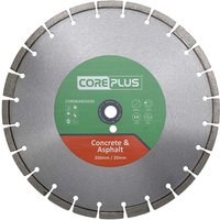 CorePlus Concrete & Asphalt Diamond Blade 350 x 20mm CORDBAB35020