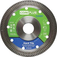 CorePlus HT115 Hard Tile Turbo Diamond Blade 115mm CORDBHT115