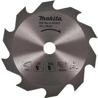 Wood Cutting Circular Saw Blade 165mm 10T 20mm
