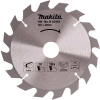 Wood Cutting Circular Saw Blade 185mm 16T 30mm