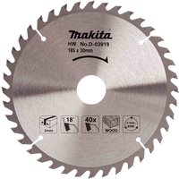 Wood Cutting Circular Saw Blade 185mm 40T 30mm