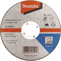 A41 Flat Metal Cutting Disc 125mm