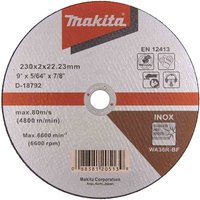 Thin Inox Stainless Steel Cutting Disc 230mm