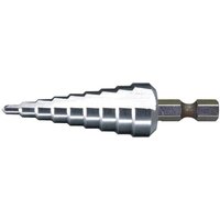 Hex Shank HSS Step Drill Strght Flute 4mm 12mm