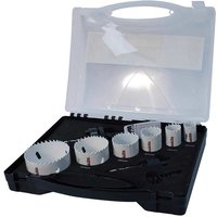 8 Piece Electricians Bi Metal Hole Saw Set