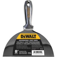 DeWalt Stainless Steel Dry Wall Jointing and Filling Knife 200mm DeWalt Stainless Steel Dry Wall Jointing and Filling Knife 200mm