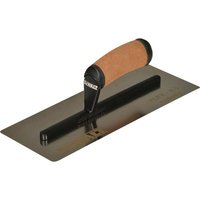DeWalt Drywall Flex Stainless Steel Curved Trowel Leather Handle 12" DeWalt Drywall Flex Stainless Steel Curved Trowel Leather Handle 12"
