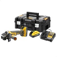 DeWalt DCG409 18v XR Cordless High Power Angle Grinder 125mm 2 x 5ah Li-ion Powerstack Battery Charger Case DeWalt DCG409 18v XR Cordless High Power Angle Grinder 125mm 2 x 5ah Li-ion Powerstack Battery Charger Case