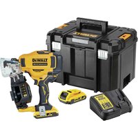 DeWalt DCN45RN 18v XR Cordless Brushless Roofing Coil Nail Gun 2 x 2ah Li-ion Battery Charger Case DeWalt DCN45RN 18v XR Cordless Brushless Roofing Coil Nail Gun 2 x 2ah Li-ion Battery Charger Case