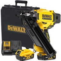 DeWalt DCN930 18v XR Cordless Brushless Framing Nail Gun 2 x 5ah Li-ion Battery Charger Case DeWalt DCN930 18v XR Cordless Brushless Framing Nail Gun 2 x 5ah Li-ion Battery Charger Case