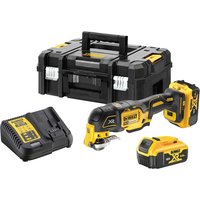 DeWalt DCS356 18v XR Cordless Brushless OIS Oscillating Multi Tool 2 x 5ah Li-ion Battery Charger Case DeWalt DCS356 18v XR Cordless Brushless OIS Oscillating Multi Tool 2 x 5ah Li-ion Battery Charger Case