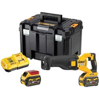 DeWalt DCS389 54v XR Cordless Brushless FLEXVOLT High Power Reciprocating Saw 2 x 9ah Li-ion Battery Charger Case DeWalt DCS389 54v XR Cordless Brushless FLEXVOLT High Power Reciprocating Saw 2 x 9ah Li-ion Battery Charger Case