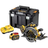 DeWalt DCS579 54v XR Cordless Brushless FLEXVOLT High Power Rail Compatible Circular Saw 190mm 2 x 6ah Li-ion Battery Charger Case DeWalt DCS579 54v XR Cordless Brushless FLEXVOLT High Power Rail Compatible Circular Saw 190mm 2 x 6ah Li-ion Battery Charger Case