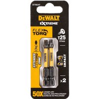 DeWalt Torx Extreme Impact Torsion Screwdriver Bit T25 50mm Pack of 2 DeWalt Torx Extreme Impact Torsion Screwdriver Bit T25 50mm Pack of 2