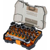 24 Piece McLaren F1 1 4" Drive Socket Screwdriver Bit Set