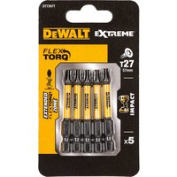 DeWalt Torx Extreme Impact Torsion Screwdriver Bit T27 50mm Pack of 5 DeWalt Torx Extreme Impact Torsion Screwdriver Bit T27 50mm Pack of 5