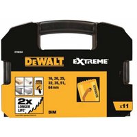 DeWalt 11 Piece BIM Extreme Electrians Holesaw Set DeWalt 11 Piece BIM Extreme Electrians Holesaw Set