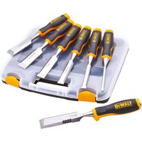 DeWalt 7 Piece Bevel Edge Wood Chisel Set DeWalt 7 Piece Bevel Edge Wood Chisel Set