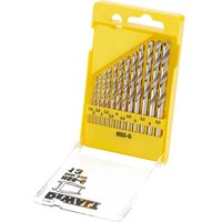 DeWalt 13 Piece HSS-G Drill Bit Set DeWalt 13 Piece HSS-G Drill Bit Set
