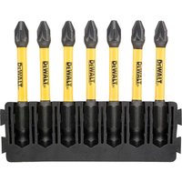 DeWalt 7 Piece FlexTorq PZ2 Screwdriver Bit Bar Set DeWalt 7 Piece FlexTorq PZ2 Screwdriver Bit Bar Set