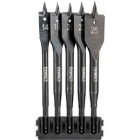 DeWalt 5 Piece Extreme Flatwood Drill Bit Bar Set DeWalt 5 Piece Extreme Flatwood Drill Bit Bar Set
