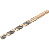 DeWalt Black and Gold Hex Impact HSS Drill Bit 7.5mm Pack of 1 DeWalt Black and Gold Hex Impact HSS Drill Bit 7.5mm Pack of 1