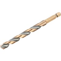 DeWalt Black and Gold Hex Impact HSS Drill Bit 8.5mm Pack of 1 DeWalt Black and Gold Hex Impact HSS Drill Bit 8.5mm Pack of 1