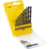 DeWALT 13-Piece Twist Set for Metal, 6.5 mm Max, 1.5 mm Min, High Speed Steel Bits