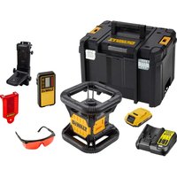 DeWalt DCE074D1R 18v XR Cordless Rotary Laser Level Kit 1 x 2ah Li-ion Battery Charger Case DeWalt DCE074D1R 18v XR Cordless Rotary Laser Level Kit 1 x 2ah Li-ion Battery Charger Case
