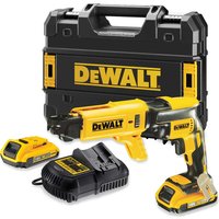 DeWalt DCF620 18v XR Cordless Brushless Drywall Screwdriver 2 x 2ah Li-ion Battery Charger Case DeWalt DCF620 18v XR Cordless Brushless Drywall Screwdriver 2 x 2ah Li-ion Battery Charger Case