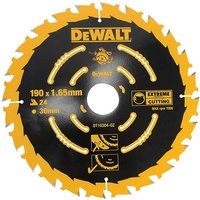 DeWalt Elite Extreme Framing Circular Saw Blades 190mm 24T 30mm DeWalt Elite Extreme Framing Circular Saw Blades 190mm 24T 30mm