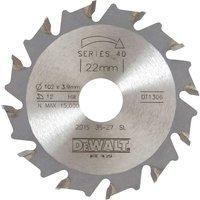 DeWalt Extreme Biscuit Jointer Saw Blade 102mm 12T 22mm DeWalt Extreme Biscuit Jointer Saw Blade 102mm 12T 22mm