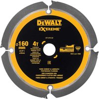 DeWalt PCD Fibre Cement Saw Blade 160mm 4T 20mm DeWalt PCD Fibre Cement Saw Blade 160mm 4T 20mm