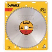 DeWalt Metal Steel Cutting Saw Blade 355mm 66T 25.4mm DeWalt Metal Steel Cutting Saw Blade 355mm 66T 25.4mm