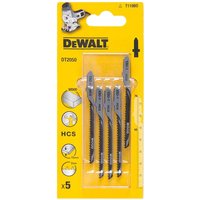 DeWalt T119BO HCS Wood Cutting Jigsaw Blades Pack of 5 DeWalt T119BO HCS Wood Cutting Jigsaw Blades Pack of 5