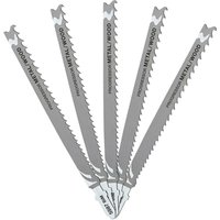 DeWalt T345XF HCS Progressor Tooth Jigsaw Blades Pack of 5 DeWalt T345XF HCS Progressor Tooth Jigsaw Blades Pack of 5