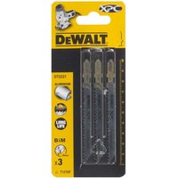 DeWalt DT2221 Bi Metal Jigsaw Blades Pack of 3 DeWalt DT2221 Bi Metal Jigsaw Blades Pack of 3