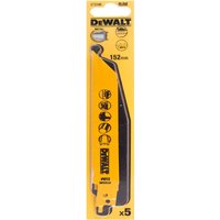 DeWalt DT2346 Metal Cutting Reciprocating Sabre Saw Blades 152mm Pack of 5 DeWalt DT2346 Metal Cutting Reciprocating Sabre Saw Blades 152mm Pack of 5