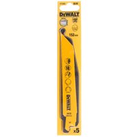 DeWalt DT2385 Fine Metal Cutting Reciprocating Sabre Saw Blades 152mm Pack of 5 DeWalt DT2385 Fine Metal Cutting Reciprocating Sabre Saw Blades 152mm Pack of 5