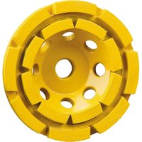 DeWalt 125mm Double Row Diamond Cup Grinding Disc 125mm DeWalt 125mm Double Row Diamond Cup Grinding Disc 125mm